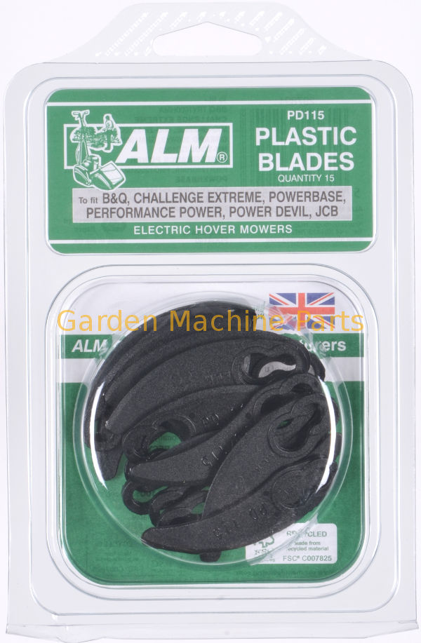 Plastic Blades for Power Devil, JCB, Performance Power & others